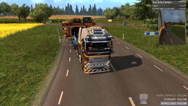 Перевозка негабаритных грузов в ETS 2 смотреть онлайн