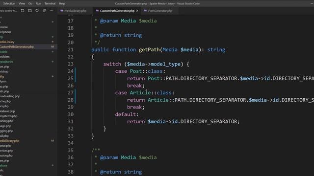How to create custom path generator for custom directory in Spatie Media Library in Laravel смотреть онлайн