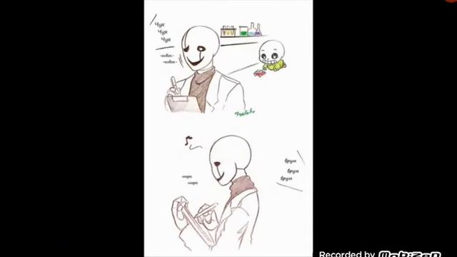 Комикс андертеил *кроха Санс* смотреть онлайн