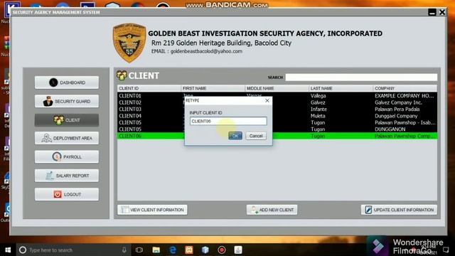 SECURITY GUARD AGENCY MANAGEMENT SYSTEM in JAVA and MySQL смотреть онлайн