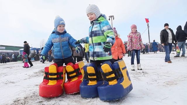 Масленица в Прилепах. Детские забавы смотреть онлайн