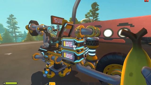Scrap Mechanic Survival | HowToBuild - The Banana Bike MK2 / Part 2 in the description смотреть онлайн