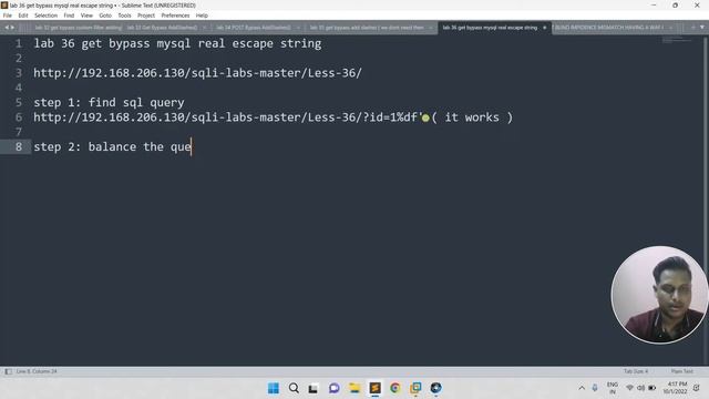 lab 36 - sql injection vulnerability 2022 | easy method | #part36 #bugbounty #cybersecurity смотреть онлайн