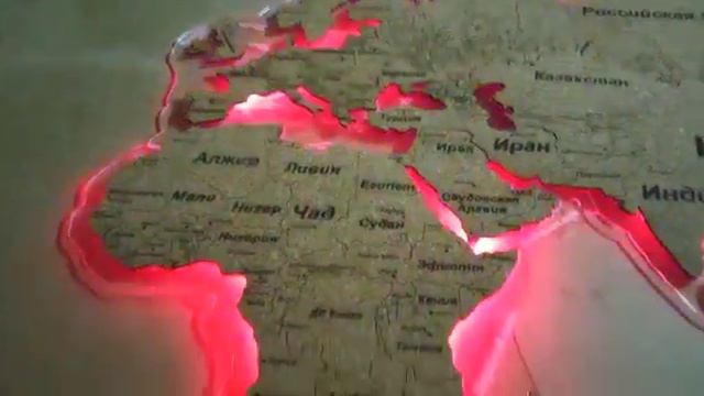 Карта мира из Пробки на оргстекле с подсветкой смотреть онлайн