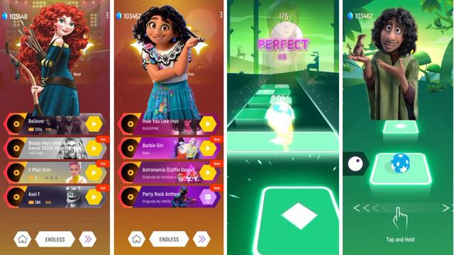 Touch The Sky vs Encanto Mirabel vs Frozen Elsa vs Encanto Bruno - Tiles Hop! We Don't About Bruno смотреть онлайн