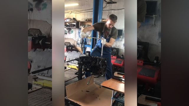 Сборка двигателя CDAB