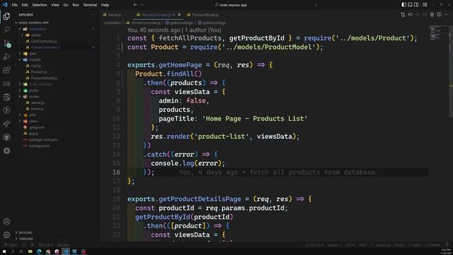 44. Query data from Mysql database using FindAll & FindByPk methods Sequelize Express App - NodeJS смотреть онлайн