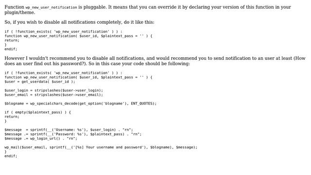 Wordpress: Turn off admin emails for new user registrations (4 Solutions!!) смотреть онлайн
