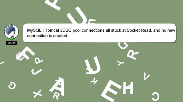 MySQL : Tomcat JDBC pool connections all stuck at Socket Read, and no new connection is created смотреть онлайн