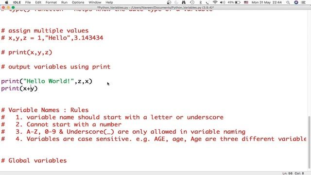 #2 Python Variables In Telugu || Python Beginner Tutorial || Learn Python Programming || смотреть онлайн