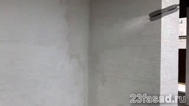 Мойка фасада из панелей Kmew. Мойка фасадов перед герметизацией швов.