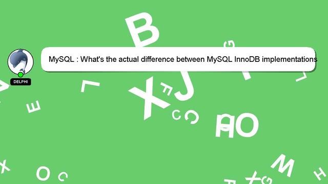 MySQL : What's the actual difference between MySQL InnoDB implementations of Repeatable Read and Se смотреть онлайн