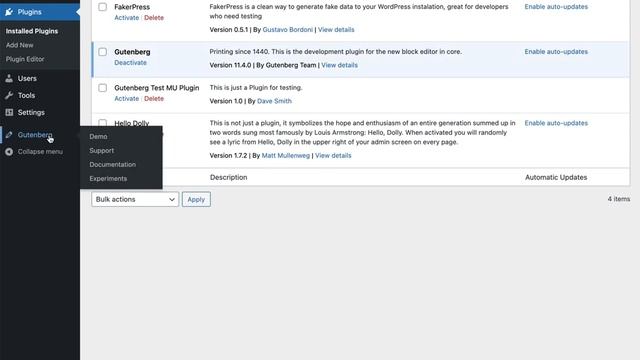 Enabling the Gutenberg Navigation Editor screen in WordPress смотреть онлайн