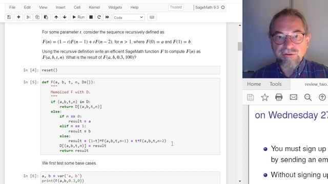 Review for the Second Midterm exam on Calculus, Plotting, and Solving Equations with SageMath смотреть онлайн