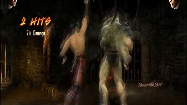 Mortal Kombat Komplete Edition PC Лю Канг VS Горо смотреть онлайн