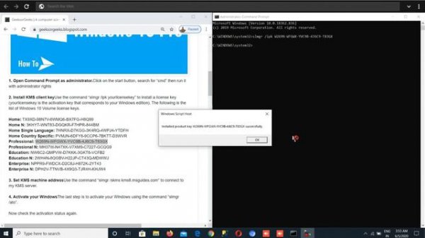 How to Activate Windows 10 Pro with CMD