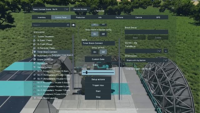 Automated Fighter Drone for your Carrier - Space Engineers Automatons Tutorial смотреть онлайн