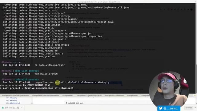 Sprint 212 - Kubernetes Gradle Plugin: Quarkus quick start смотреть онлайн