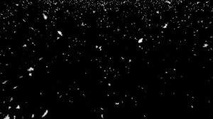 Футаж снег идёт