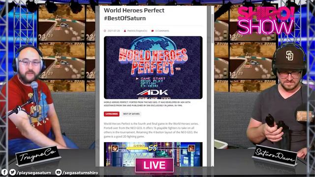 World Heroes Perfect #BestOfSaturn - SHIRO! SHOW смотреть онлайн