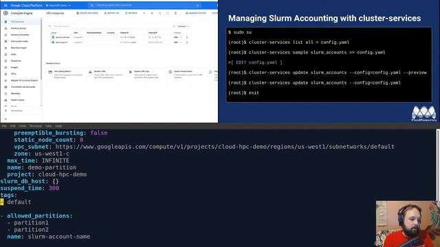 "HPC in the Cloud - Fluid-Slurm-GCP Basics" : Fluid Numerics Evening Livestream! смотреть онлайн