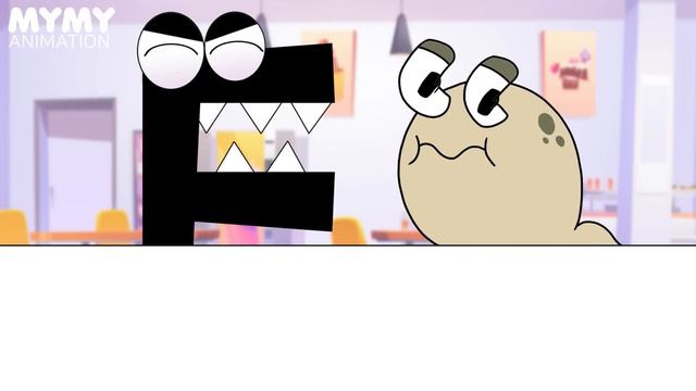 Convenience Store BLACK YELLOW Food Alphabet Lore F vs Q MUKBANG! | Alphabetlore ANIMATION | ASMR смотреть онлайн