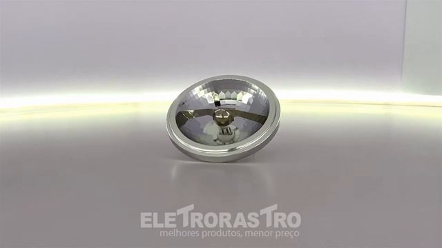 Lâmpada Halógena Ar 111 50W Luz Branco Quente 12V Empalux | Eletrorastro смотреть онлайн
