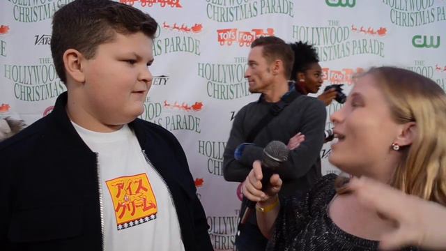 Wyatt McClure Interview At The 88th Annual Hollywood Christmas Parade