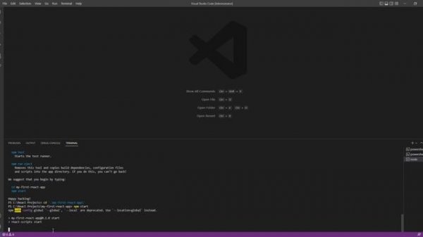 Creating a new React Project | Create React App | React JS Tutorial (full course) - #5