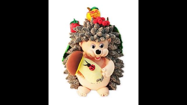 Ежик из природного материала смотреть онлайн