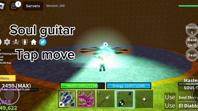 Spikey Trident and Soul Guitar showcase - Blox Fruits смотреть онлайн