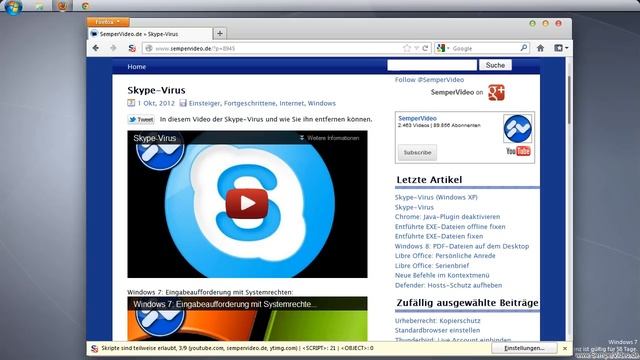 Firefox: NoScript - Das wichtigste Addon смотреть онлайн
