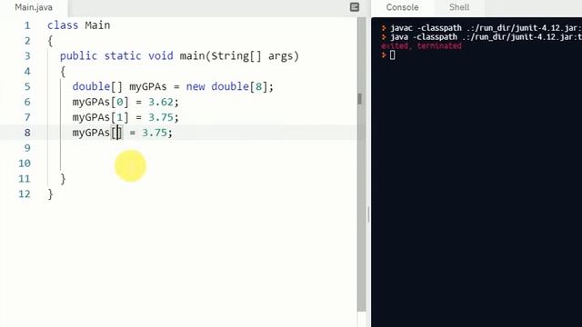 Java: One Dimensional Array смотреть онлайн