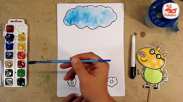 РИСУЕМ для МАЛЫШЕЙ / рисуем дождик смотреть онлайн