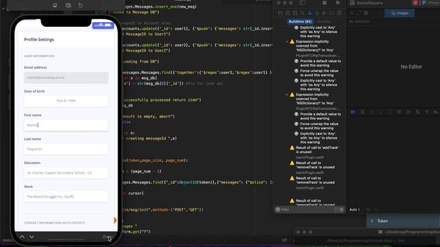 Cordova + Flask + MongoDB смотреть онлайн