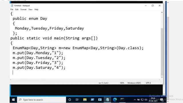 EnumMap class example in java collection || java collection framework in telugu смотреть онлайн