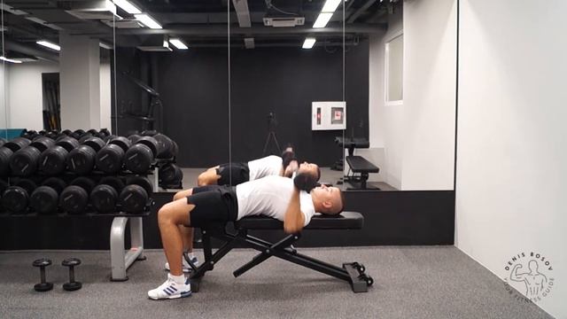 Жим штанги на горизонтальной скамье смотреть онлайн