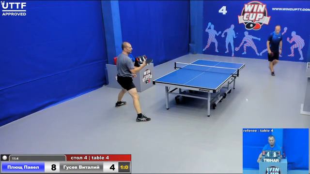 18:00 Плющ Павел 3-0 Гусев Виталий стол 4 Юг-3 28.08.2020 смотреть онлайн