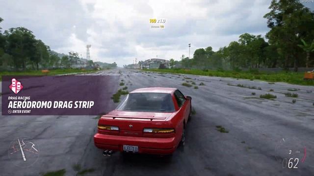 Forza Horizon 5 . Nissan Silvia Club K'S 1992 . Car Show Speed Jump Crash Test Drive . смотреть онлайн