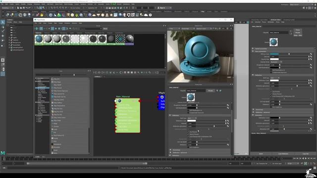V-Ray Material Fundamentals in Maya - Part 1 смотреть онлайн