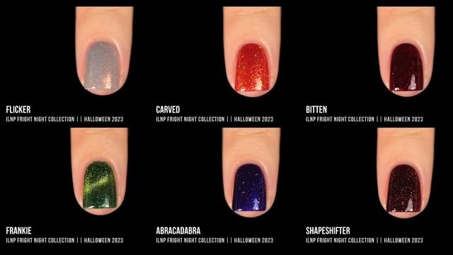 ILNP Fright Night Halloween 2023 Nail Polish Collection Swatches and Review || KELLI MARISSA смотреть онлайн