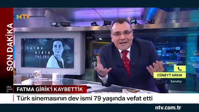 CÜNEYT ARKIN FATMA GİRİK'İN ÖLÜMÜNÜ DUYUNCA GÖZYAŞLARINA BOĞULDU. смотреть онлайн