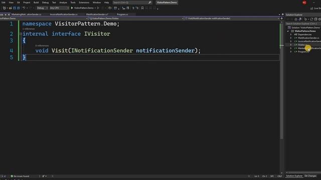 Visitor Design Pattern (An Introduction for .NET Developers [.NET 6 and C# 10]) смотреть онлайн