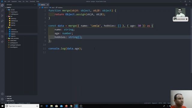 48. Creating a Generic Function in the TypeScript. смотреть онлайн