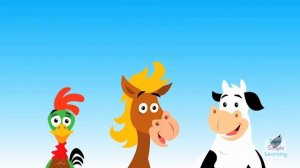 Животные на ферме - детская песенка на английском. Обучение онлайн