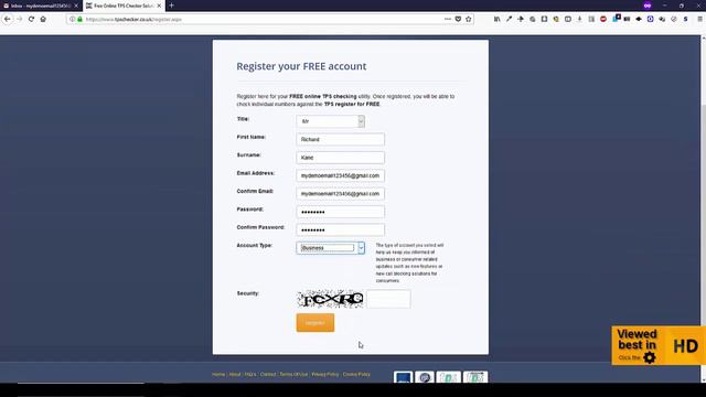 Signing up for a TPS Checker account смотреть онлайн