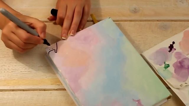 ✎ DIY Личный Дневник, Блокнот ❤ Обложка Оформление Разворота ✎ смотреть онлайн
