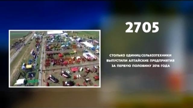 Цифра дня. Производство алтайской сельхозтехники смотреть онлайн