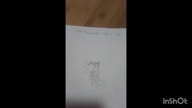 Classic Sonic drawing Reveal смотреть онлайн
