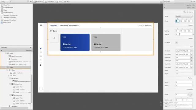Banking App UI In JavaFx | Dashboard UI Design | Netbean and SceneBuilder смотреть онлайн